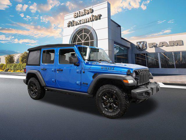 used 2022 Jeep Wrangler car, priced at $29,500