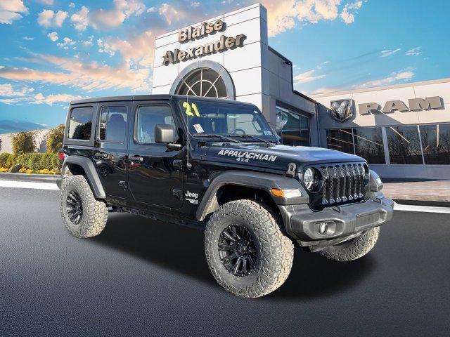 used 2021 Jeep Wrangler Unlimited car, priced at $30,500