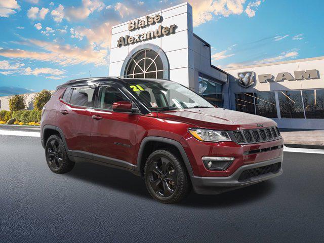 used 2021 Jeep Compass car, priced at $20,500