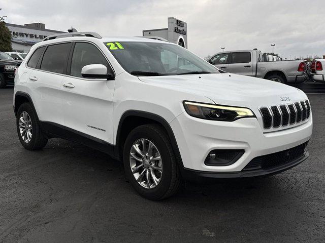 used 2021 Jeep Cherokee car, priced at $23,000