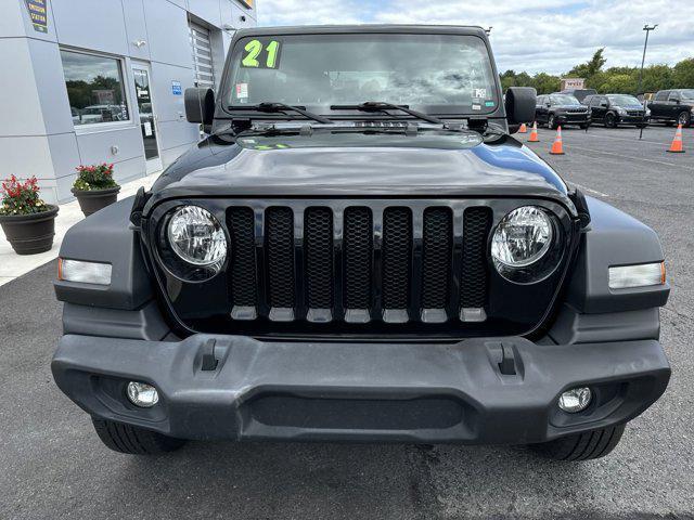 used 2021 Jeep Wrangler Unlimited car, priced at $27,649