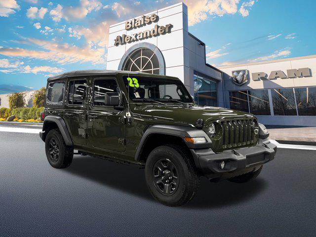 used 2023 Jeep Wrangler car, priced at $37,000