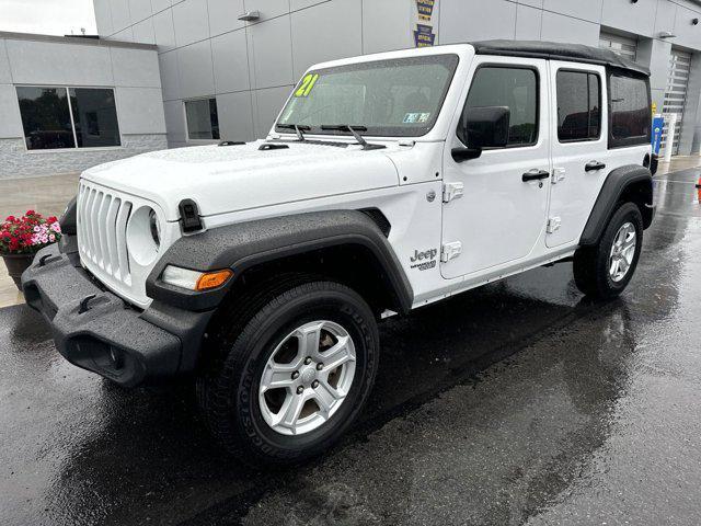 used 2021 Jeep Wrangler Unlimited car, priced at $31,995