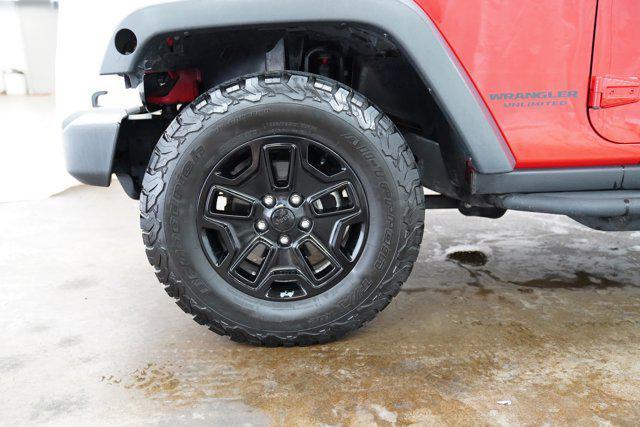 used 2015 Jeep Wrangler Unlimited car, priced at $18,995