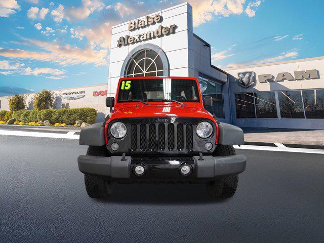 used 2015 Jeep Wrangler Unlimited car, priced at $18,995