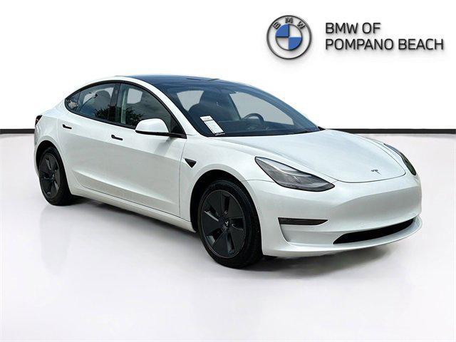 used 2022 Tesla Model 3 car, priced at $24,000