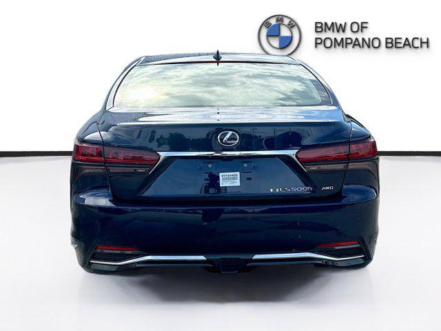 used 2022 Lexus LS 500h car, priced at $73,400