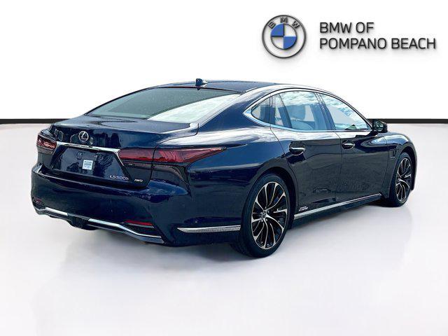 used 2022 Lexus LS 500h car, priced at $73,400