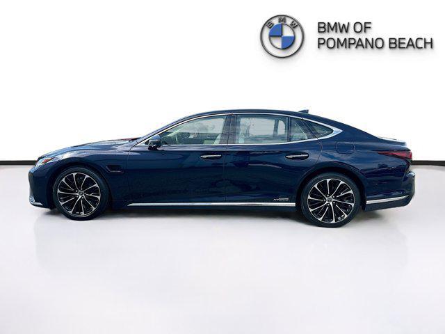 used 2022 Lexus LS 500h car, priced at $73,400