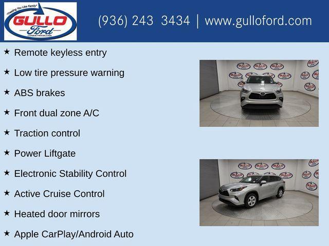 used 2024 Toyota Highlander car, priced at $30,487