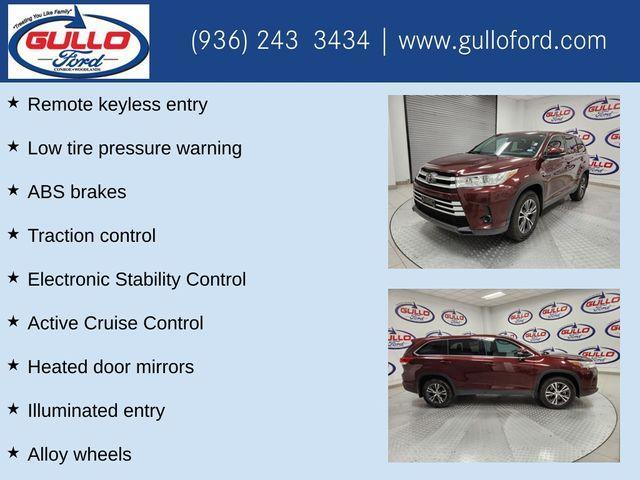 used 2019 Toyota Highlander car, priced at $23,777