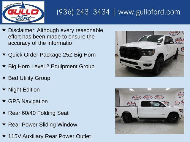 used 2022 Ram 1500 car, priced at $34,991