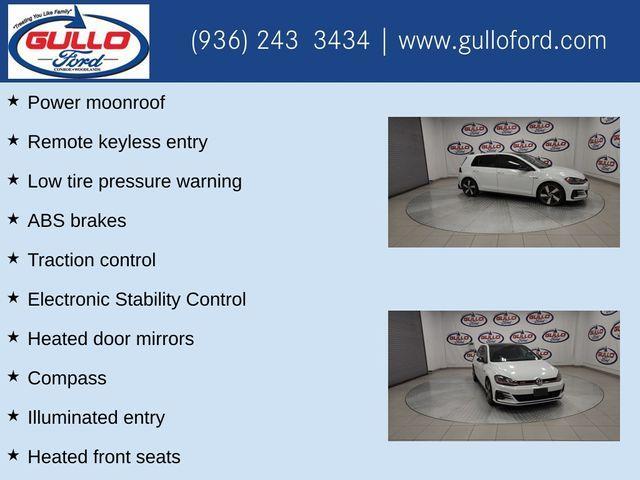used 2019 Volkswagen Golf GTI car, priced at $15,788