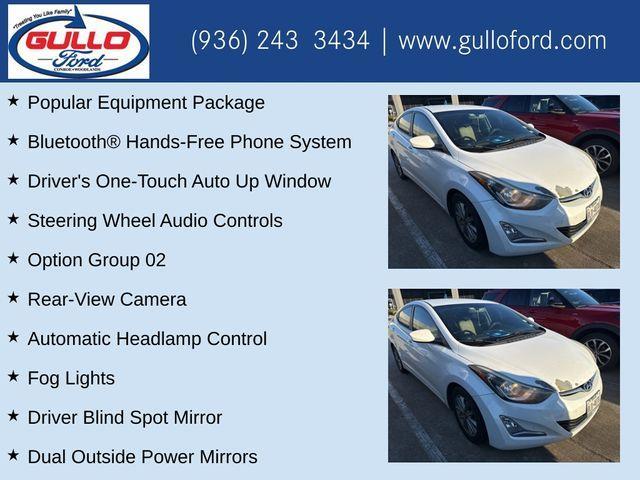 used 2016 Hyundai Elantra car, priced at $8,888