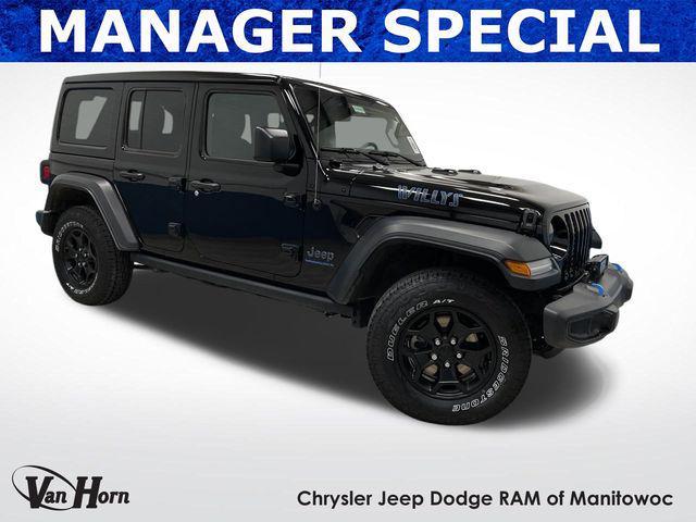 used 2023 Jeep Wrangler 4xe car, priced at $27,749