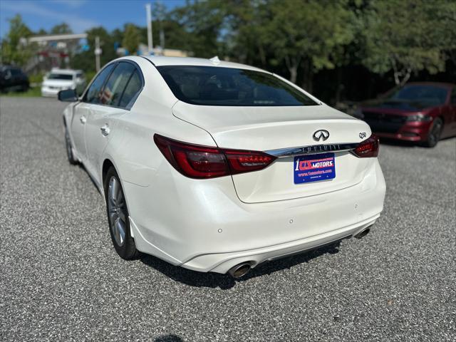 used 2021 INFINITI Q50 car, priced at $23,900