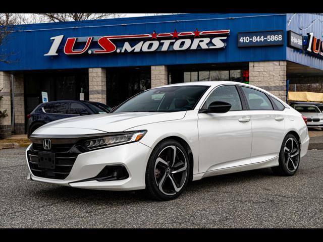 used 2021 Honda Accord car, priced at $23,500