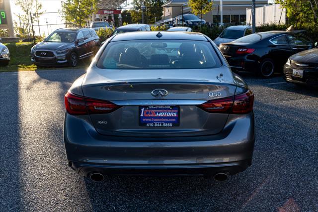 used 2022 INFINITI Q50 car, priced at $29,900