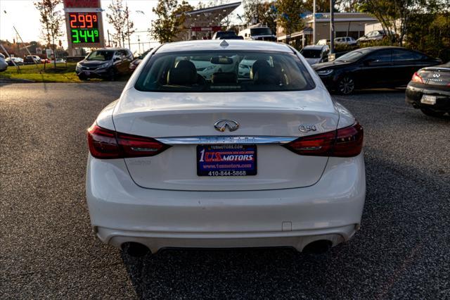 used 2018 INFINITI Q50 car, priced at $17,900