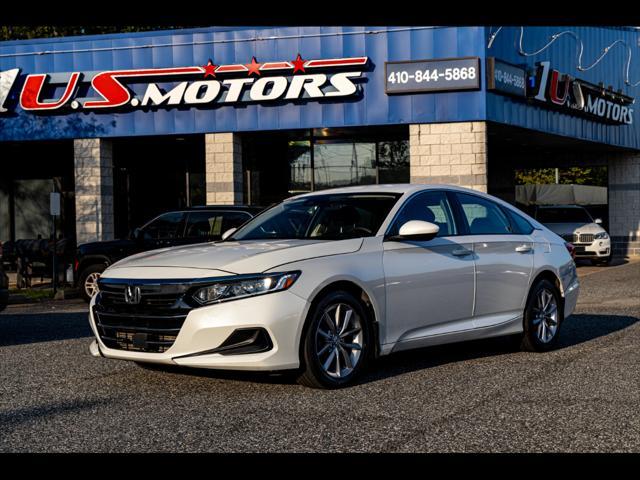 used 2021 Honda Accord car, priced at $20,500