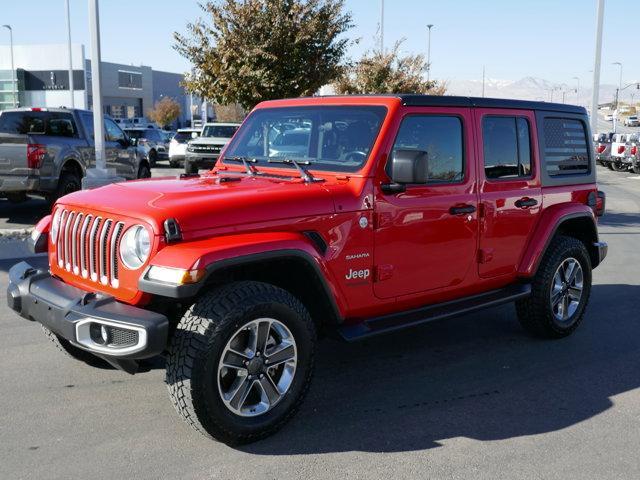 used 2020 Jeep Wrangler Unlimited car, priced at $23,454