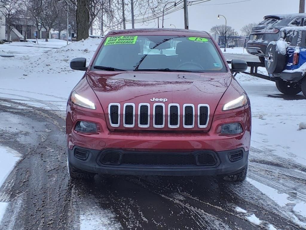 used 2015 Jeep Cherokee car, priced at $8,988