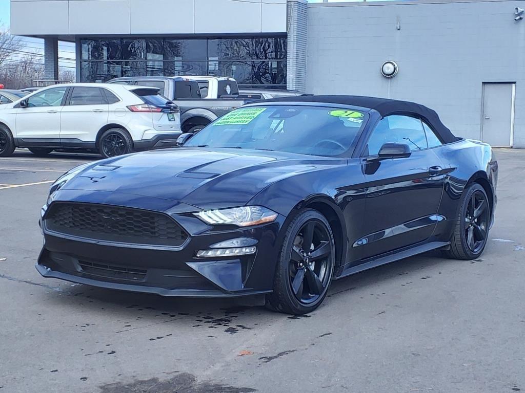 used 2021 Ford Mustang car, priced at $27,000