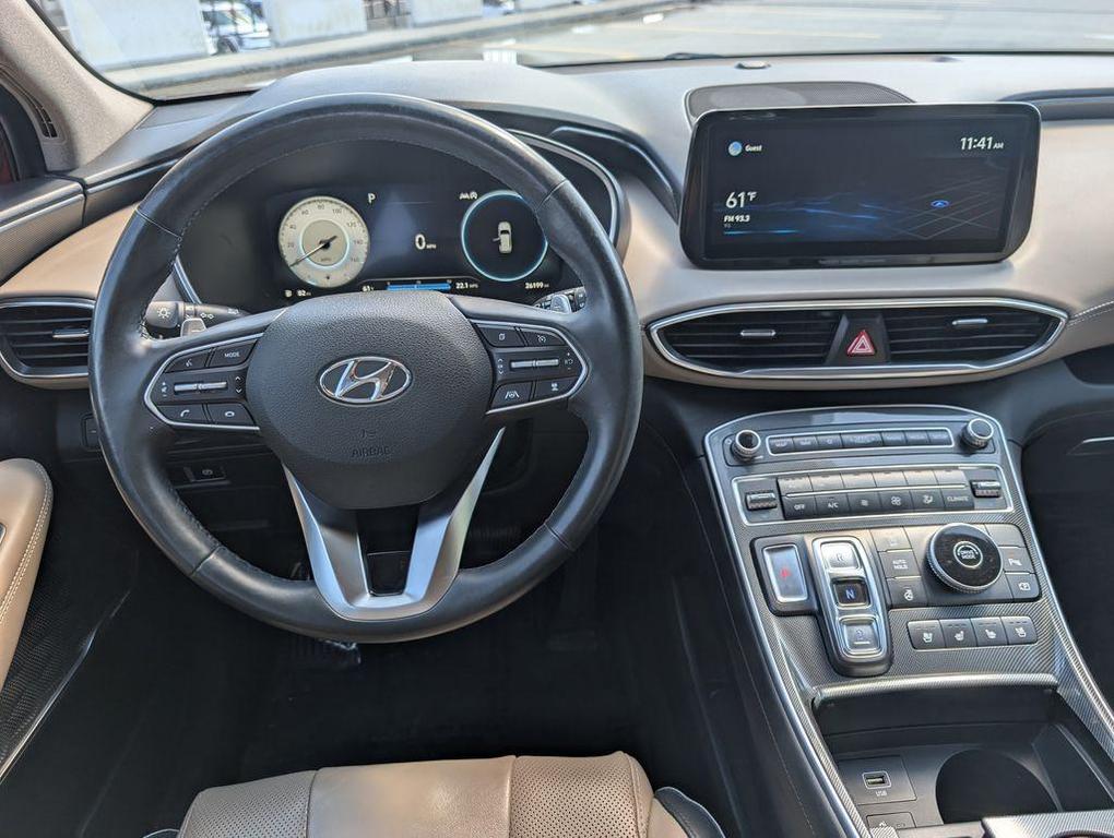 used 2021 Hyundai Santa Fe car, priced at $23,999