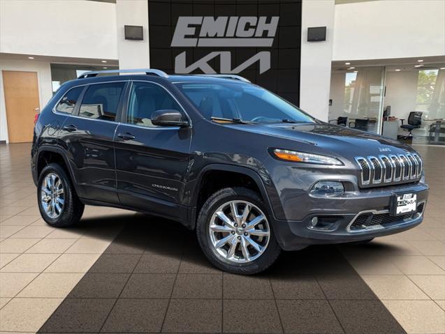 used 2015 Jeep Cherokee car, priced at $17,999