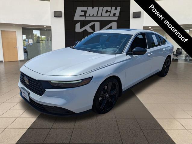 used 2023 Honda Accord Hybrid car, priced at $27,498
