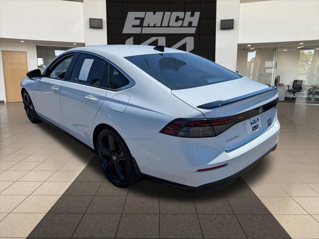 used 2023 Honda Accord Hybrid car, priced at $27,498