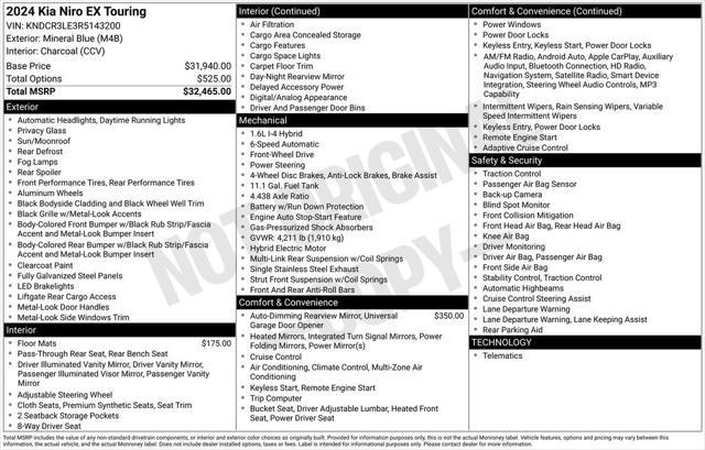 used 2024 Kia Niro car, priced at $27,459