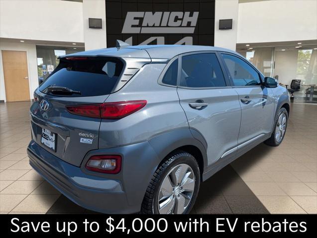 used 2020 Hyundai Kona EV car, priced at $17,999