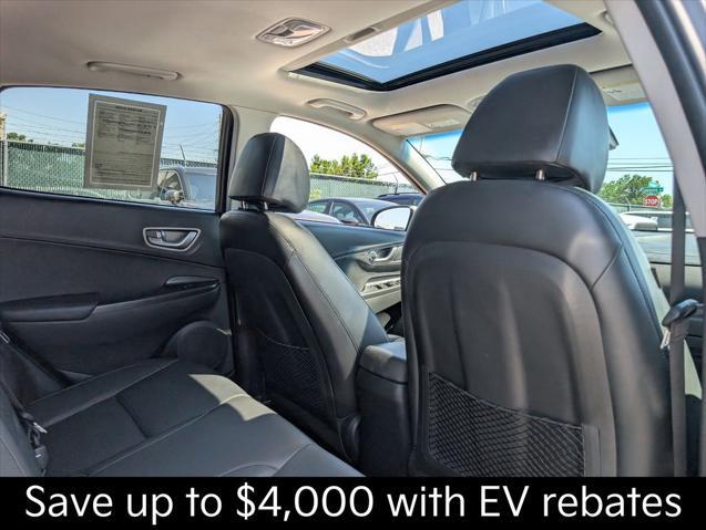 used 2020 Hyundai Kona EV car, priced at $17,999
