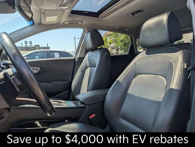 used 2020 Hyundai Kona EV car, priced at $17,999