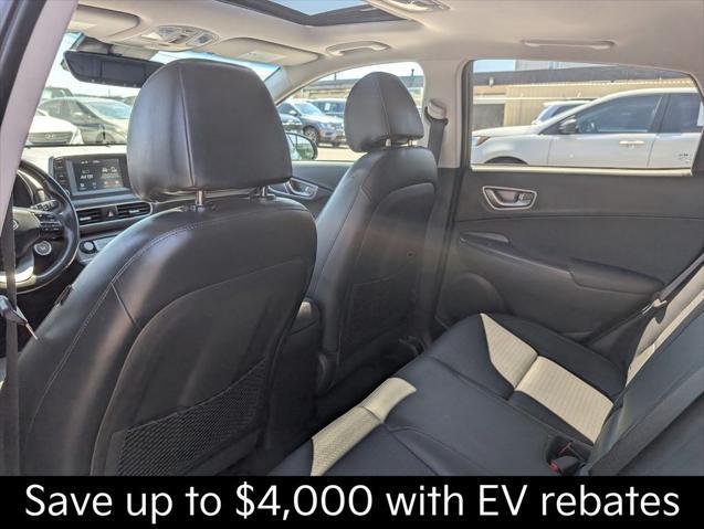 used 2020 Hyundai Kona EV car, priced at $17,999