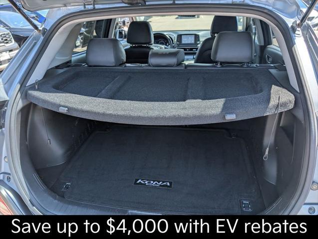 used 2020 Hyundai Kona EV car, priced at $17,999