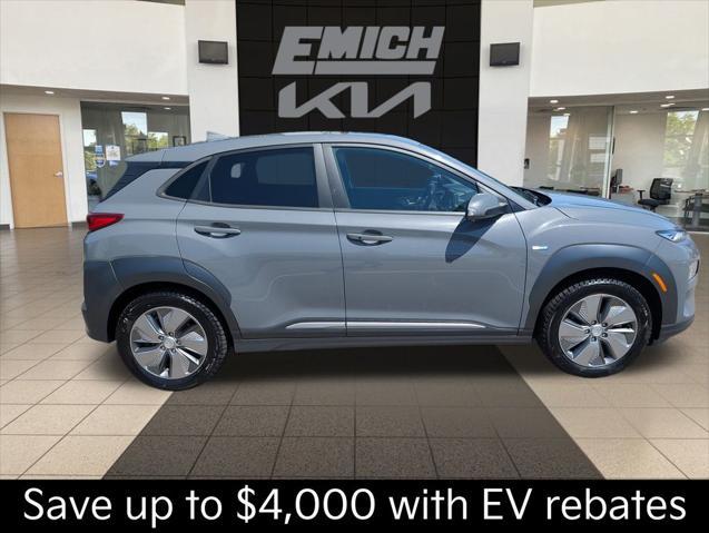 used 2020 Hyundai Kona EV car, priced at $17,999