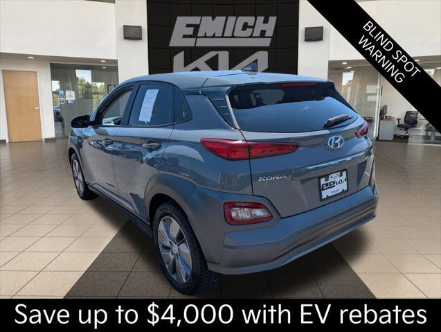 used 2020 Hyundai Kona EV car, priced at $17,999