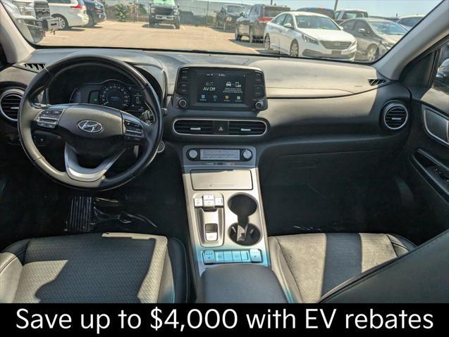 used 2020 Hyundai Kona EV car, priced at $17,999