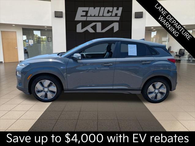 used 2020 Hyundai Kona EV car, priced at $17,999
