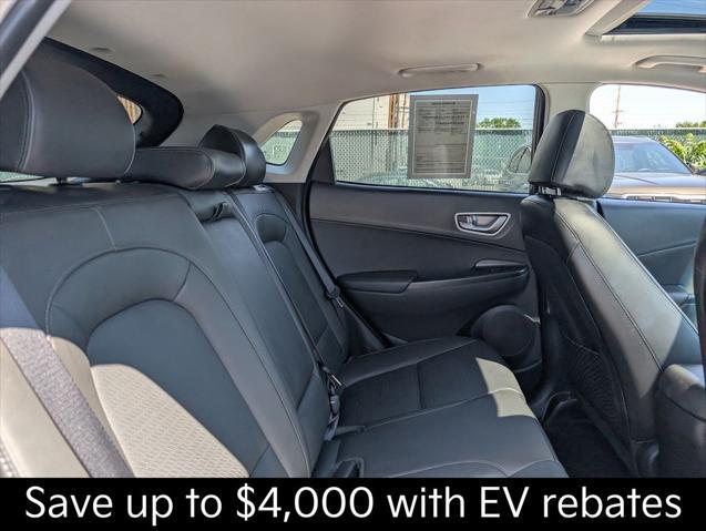 used 2020 Hyundai Kona EV car, priced at $17,999