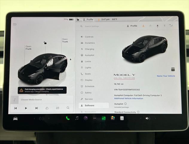 used 2022 Tesla Model Y car, priced at $32,500
