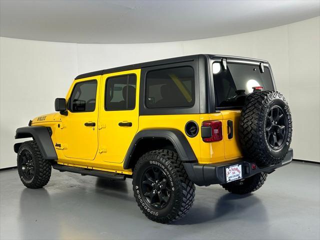 used 2021 Jeep Wrangler car, priced at $34,800