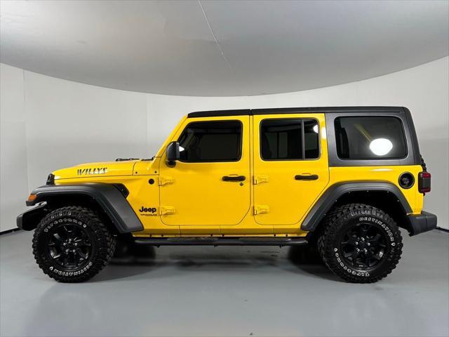 used 2021 Jeep Wrangler car, priced at $34,800