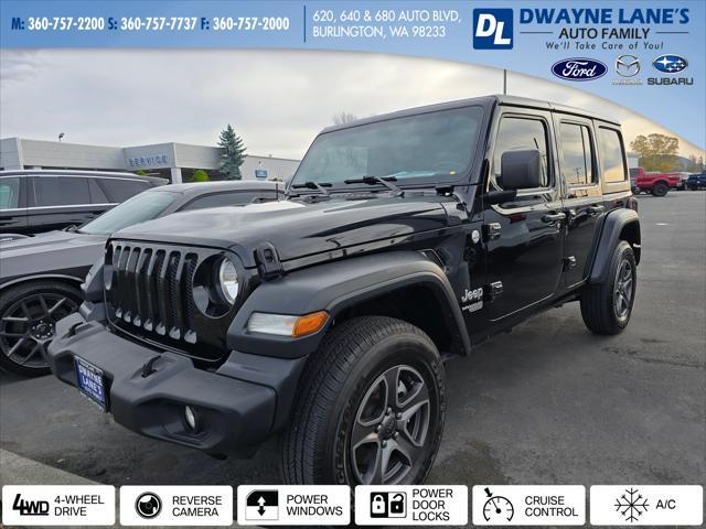 used 2018 Jeep Wrangler Unlimited car, priced at $24,348