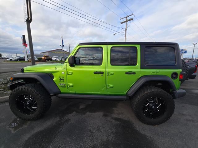 used 2018 Jeep Wrangler Unlimited car, priced at $29,288