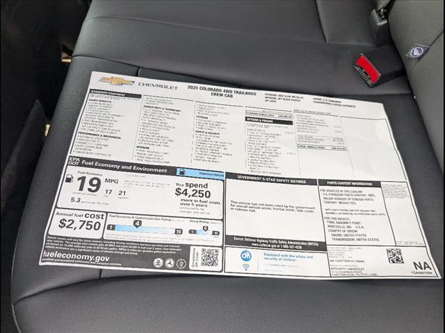 new 2025 Chevrolet Colorado car, priced at $46,765