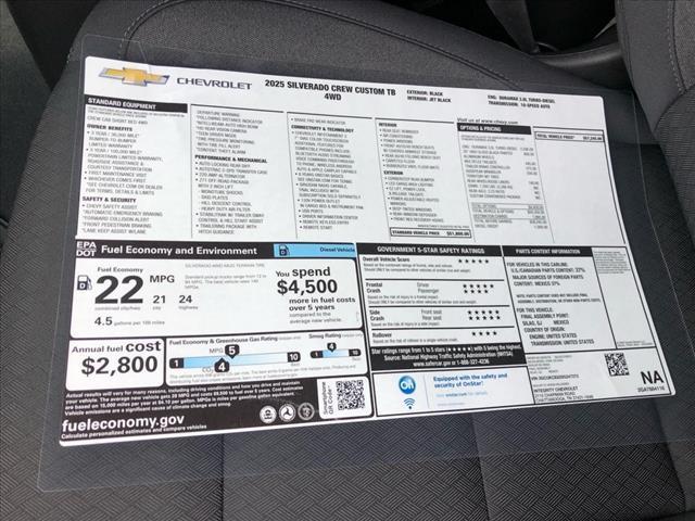 new 2025 Chevrolet Silverado 1500 car, priced at $51,368