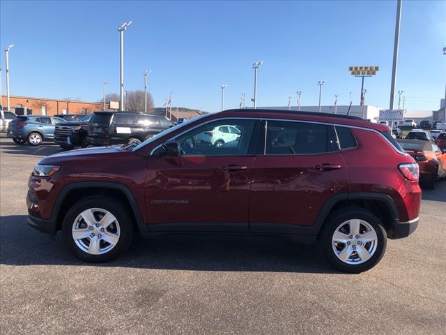 used 2022 Jeep Compass car, priced at $22,981